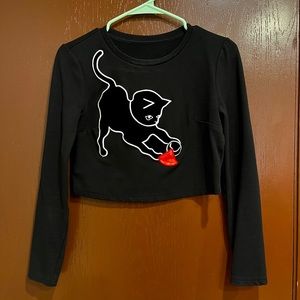 Woman girl top sweater sweet shirt skirt apparel